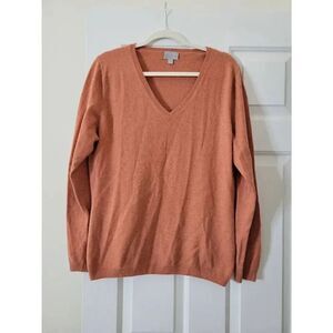 PURE COLLECTION V-neck Cashmere Sweater 14/16